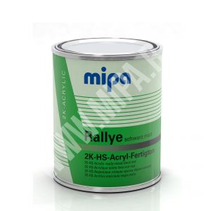 Mipa 2K HS Acryl Fertigton Rallye schwarz matt 1л - готовая краска черная матовая.